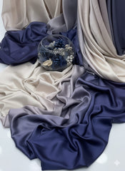 Elegant Digital Printed Silk 3 Piece Dress